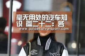 毫无用处的汽车知识 篇二十二:各国汽车工业概况:意大利|开云体育官方入口(图3) 开云体育官方入口
